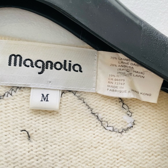 Vintage - Cream Soft Angora Cardigan - Picture 5 of 10